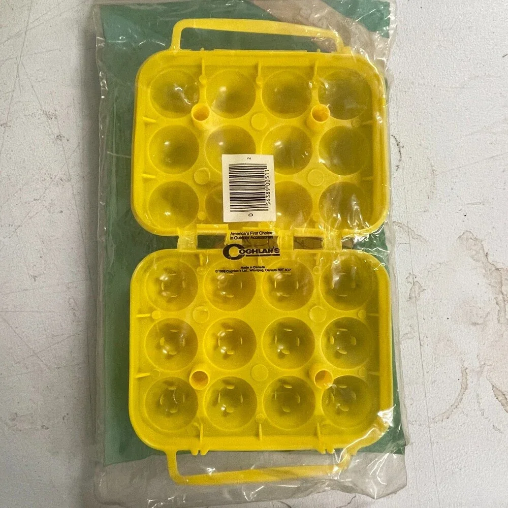 Vintage Coghlan's Camper's Egg Holder Holds A Dozen 12 Eggs Brand New Deadstock